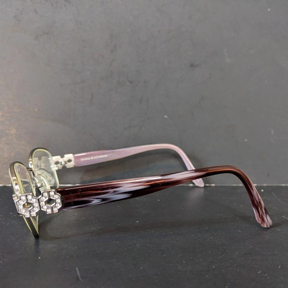 DANA BUCHMAN Lenora Eyeglasses Frame 53-17-132 Purple Brown